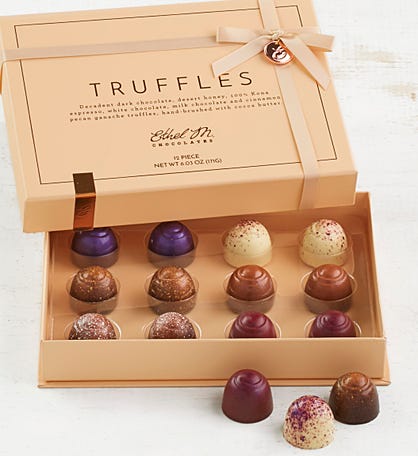Ethel M Chocolates Truffles Collection 12pc